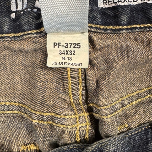 Urban Pipeline Mens Jeans Relaxed Bootcut Dark Wash Size 34x32 - Picture 6 of 12